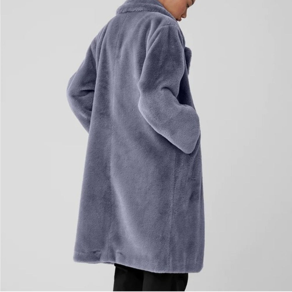 ALO Yoga Faux Fur Trench - Picture 3 of 9